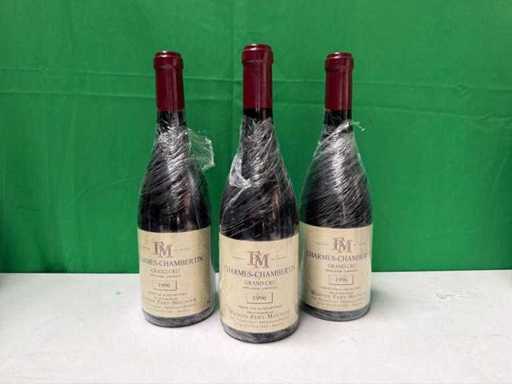 Charmes-Chambertin Grand Cru 1996 de la Maison Fery-Meunier, Burgundia, Franța. Denumirea Grand Cru de la Gevrey-Chambertin Red Wine (3x)
