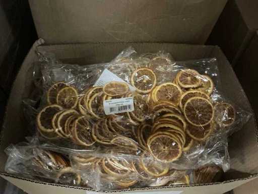 Partia plasterków pomarańczy i pomarańczy 250gr/paczka (202x)