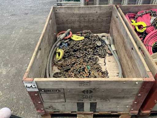 Catene di gru e fune metallica