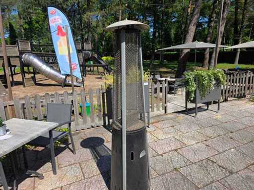 Out-Trade – Gasheizung für den Patio mit Gasflasche 