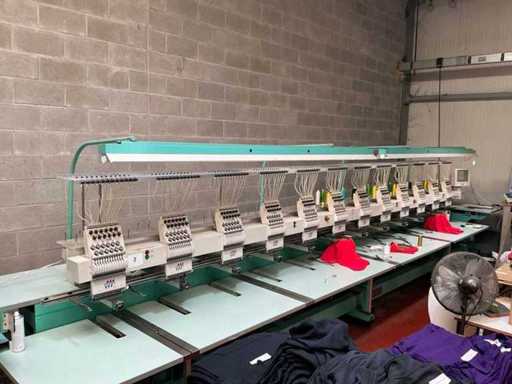 2006 Tokai Tehx-C1212 12-naalds borduurmachine