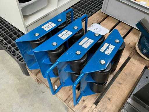 Rouleau de transport Manutan (4x)