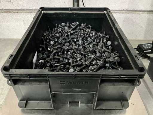 Würth 20.63 kg Zeskantbout met flens M8 x 20 in stapelbare bak