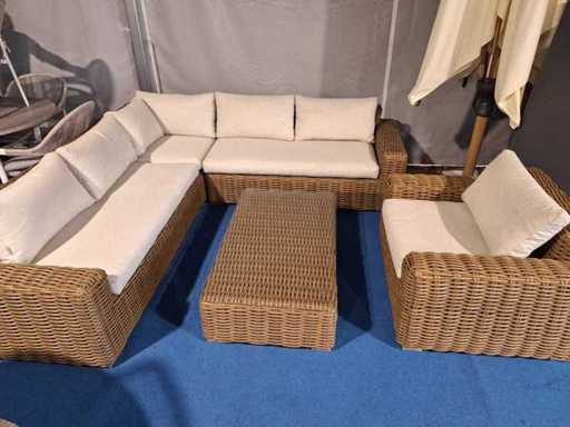 Lounge set 250x250x70cm - Wicker