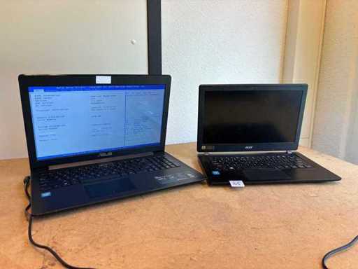 Stock restant de l’ordinateur portable 2x