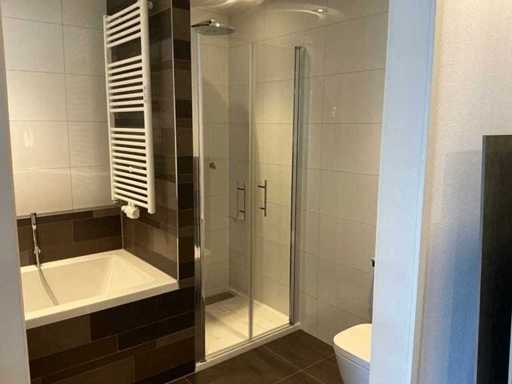 Shower door with swing doors 88 x 195 cm