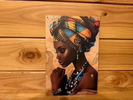 Metalen reclamebord 30x20cm