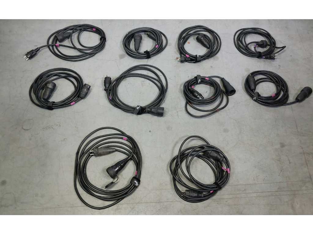 10 x Cablu Schuko 5mtr (1,5mm2)