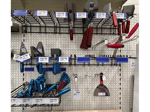 Mauerwerks- und Fliesenwerkzeuge (105x)