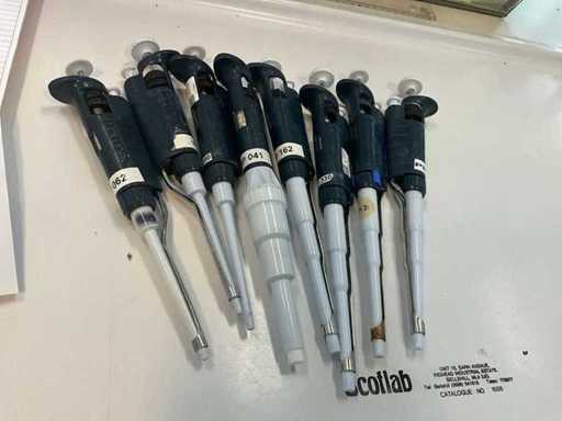 GILSON Pipettes (8x)