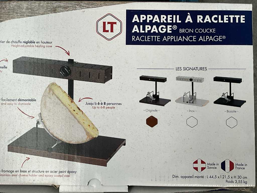 2x Raclette LOUIS TELLIER Alpage