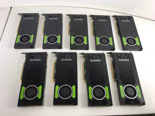 Cartes graphiques HP NVIDIA (Quadro M4000) pour stations de travail professionnelles 8 Go GDDR5 (9x)