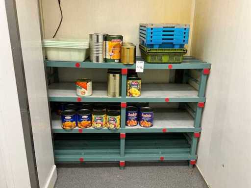 REA Plastikowa półka z zawartością