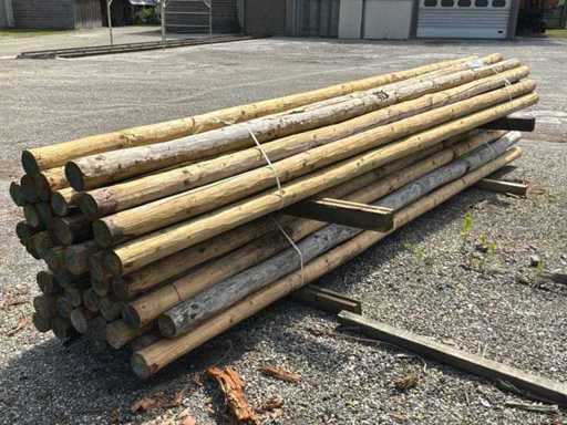 Round posts 5000x90-80mm (45x)