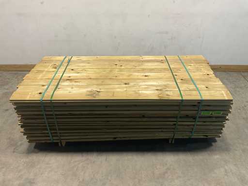 Ripiano per abete 225x13,8x1,7 cm (192x)