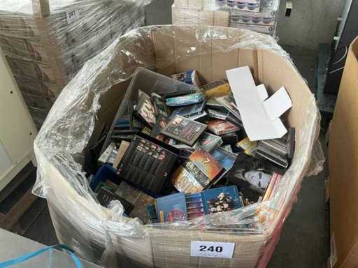 Grote partij dvd’s en CD’s