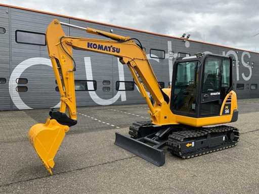 Excavatrice Midi Komatsu PC56-7 2016