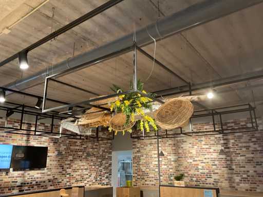 Plafond displays (6x)