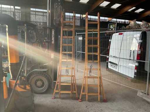 Martin 2x10 Échelle en bois (2x)