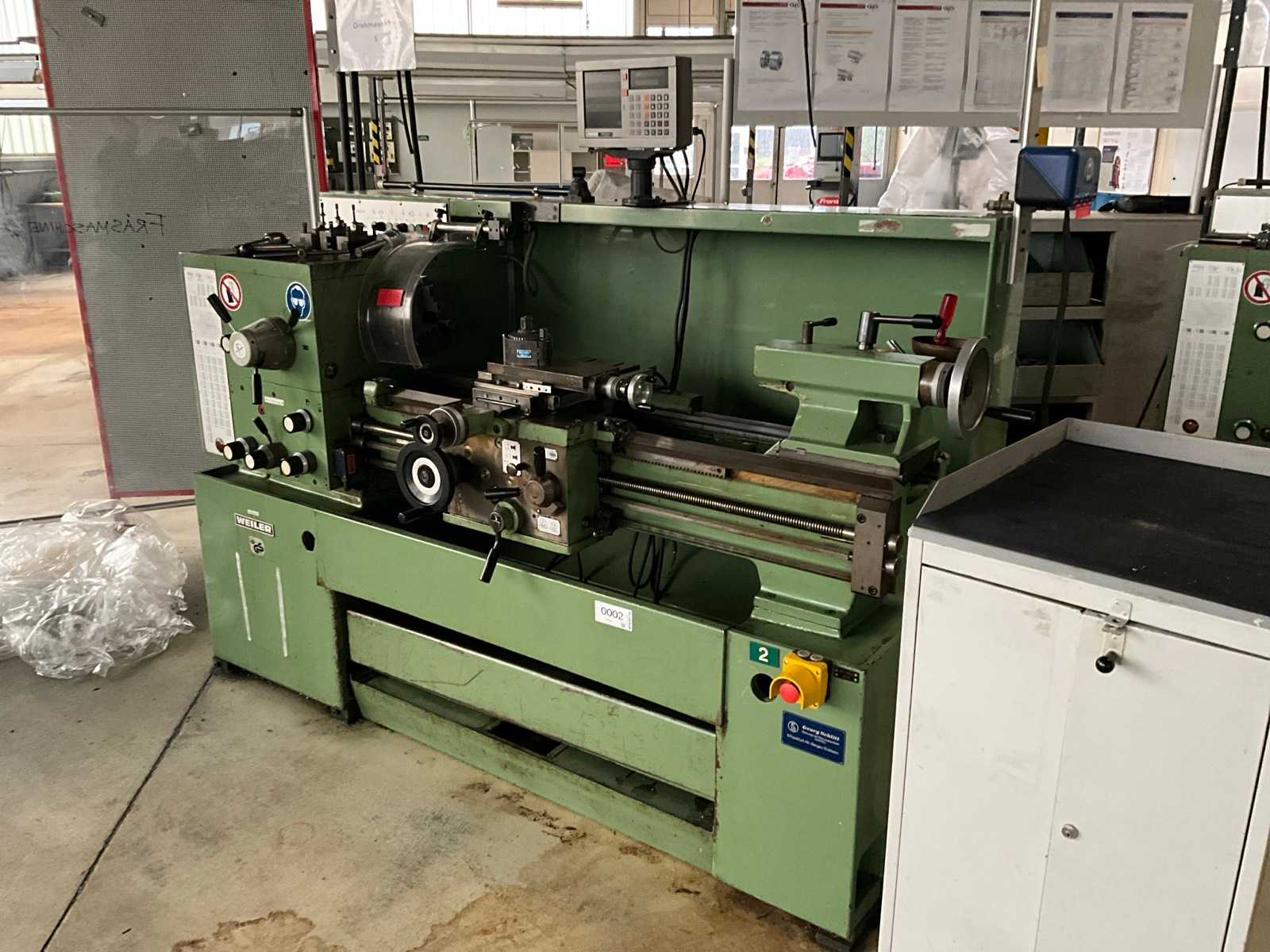 Weiler Commodor lathe with accessories