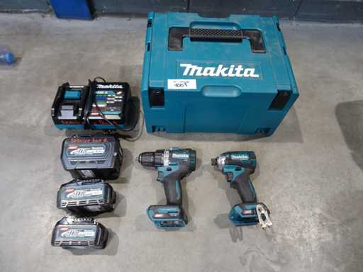 Makita - Herramientas/accesorios inalámbricos de postal 40V, 7 artículos