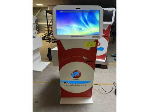 ViewSonic - VSD243-BKA-EV0 - Kiosken met nieuwe touchscreens en ticketprinters (4x)