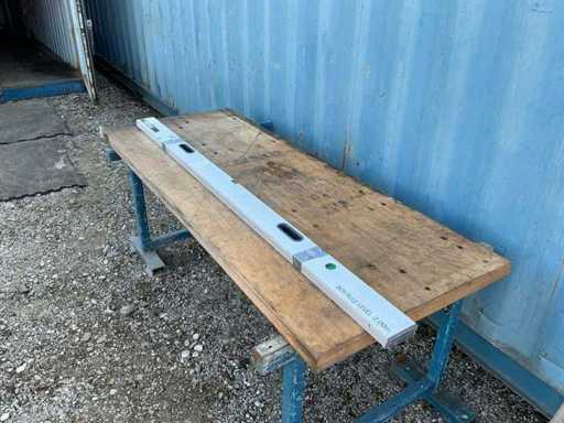 Refina Aluminium Spirit Levels (2x)