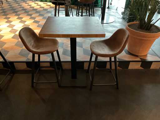 Satellite Rectangle Dining Table with Chairs