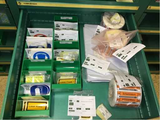 Post Warning Stickers