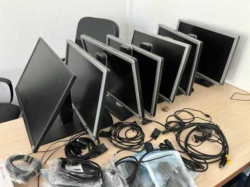 Batch monitoren (12x) en IT-accessoires