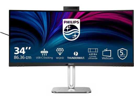 Philips gebogener Business 6000-Serie Monitor