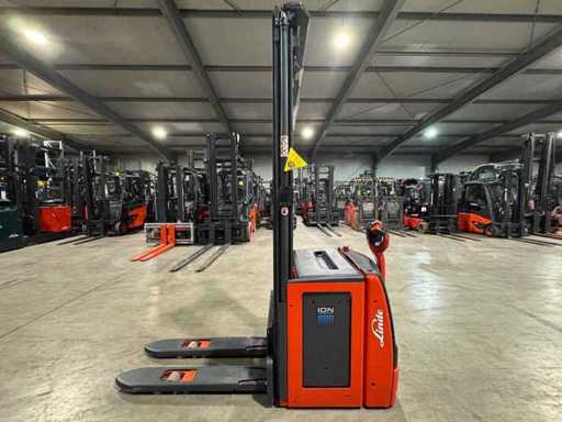 2018 Service + UVV 02/2027 Linde L14 1,400kg Weegschaal LI-ION Lithiumstacker 414cm Palletwagen Ant 3,250 uur