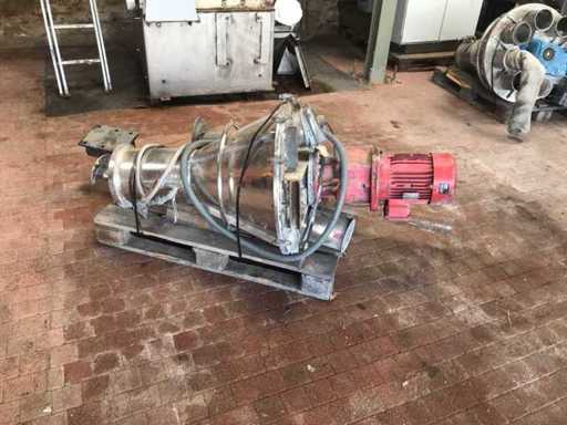 Tamping unit for extruders