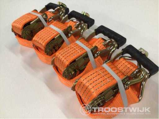 Facile à utiliser - 5 tonnes - Sangle à cliquet (4x)