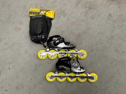 Bont Sniper Skates 84mm maat 37 + kniebeschermers