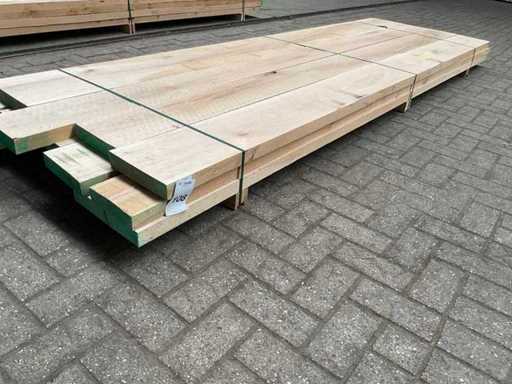 Europees Eiken voorgeschaafd op 45 mm ca. 0,5 m³