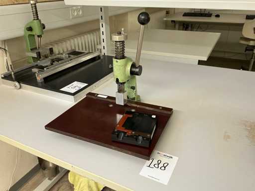 Hand stamping machine