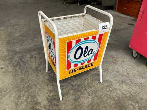 Old School OLA Metal Waste Bin/Trash Can