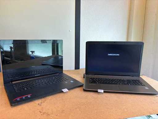 Stock restant de l’ordinateur portable 2x