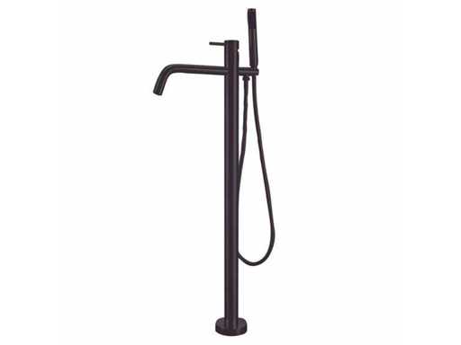 Qisani - Flow - Freestanding bath faucet - Black coated