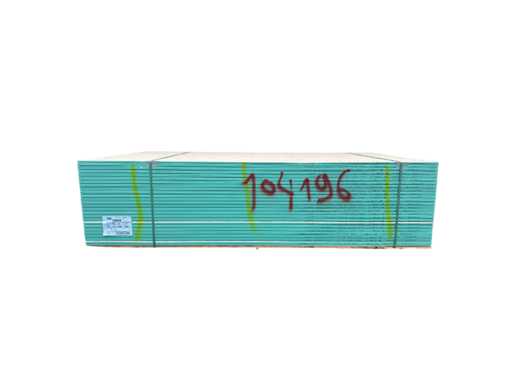 Plasterboard Green WR 2AK 2.60x1.20 m 13mm Choice of 50 boards