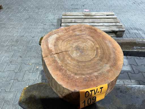 Rosewood disc, Thickness 70mm, Ø 400mm