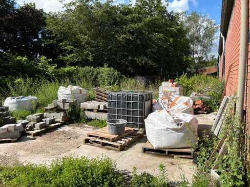 Verschiedene Baumaterialien