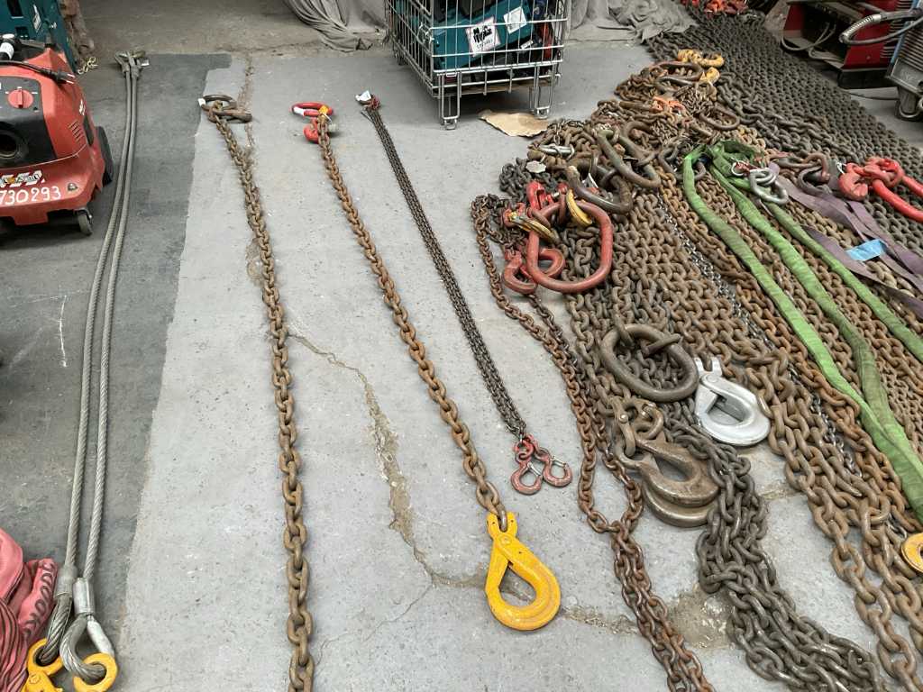 Single lifting chain