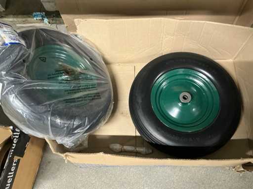 Westfalia Wheels with Rim for Wheelbarrows (2x)