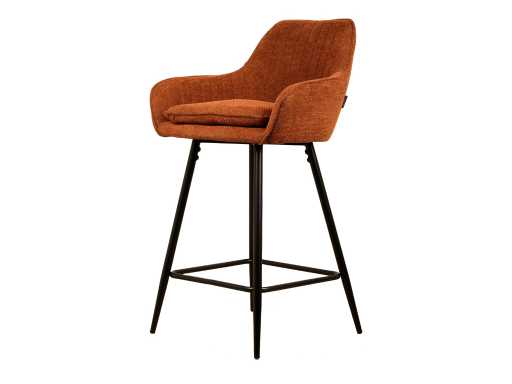 Bar stool orange weave (4x)