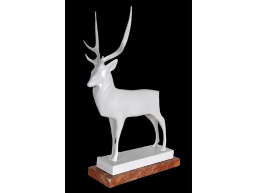 François Pompon - Grand cerf - médaille de bronze