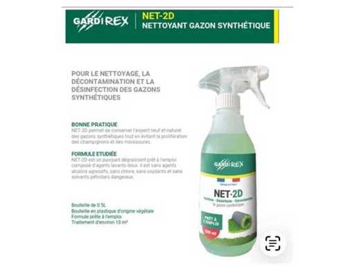 Set di 60 detergenti disinfettanti pronti all'uso per erba artificiale – Trattamento fino a 600 m²