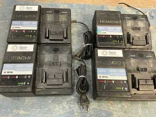Hitachi UC 36YRL Acculader (4x)