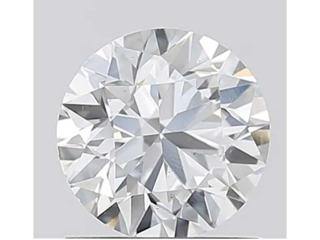 Diamant - circa 1.00 karaat diamant (gecertificeerd)